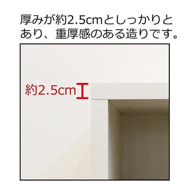 国産 ダブル棚板 本棚 W90 ブラウン AKU102209601