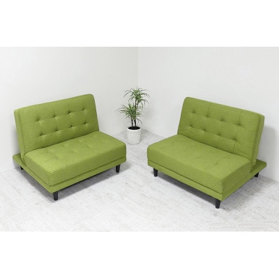 離せるソファーベッド グリーン AKU101102604