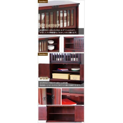 和室にピッタリ和風家具 水屋箪笥 幅67×奥行34.5×高さ70cm 昭和レトロ sb64735