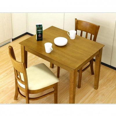 マーチ ダイニングチェアー 2脚組 ライトブラウン 木製チェア 完成品 AKU100200701