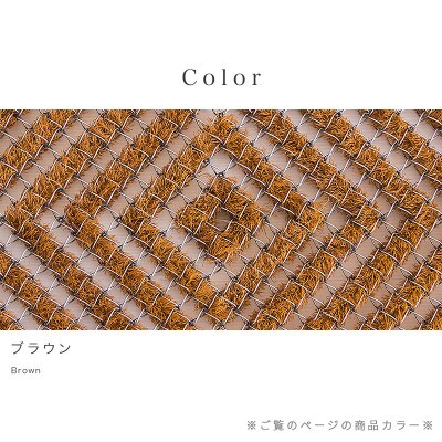 玄関マット 泥 雪 落とし 36×60cm ブラウン SNG102107803