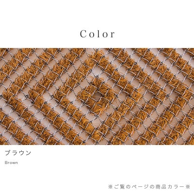 玄関マット 泥 雪 落とし 60×90cm ブラウン SNG102107903