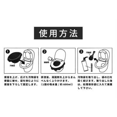 非常用トイレパック(20回分)圧縮あり 携帯トイレ　BYT1056332