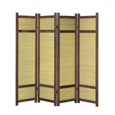 焼桐 スクリーン4連 木製 和風　AKU1056459
