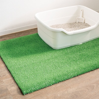 人工芝タイプの猫砂マット 92×70 BDK1013151