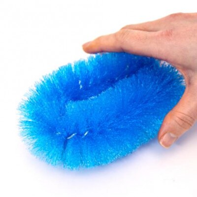 【40個セット】業務用たわし30号　ハード0.4mm ブルー　BGA102102601