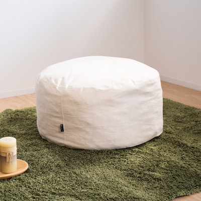 布団収納カバー 丸型 ベージュ SNG104416602