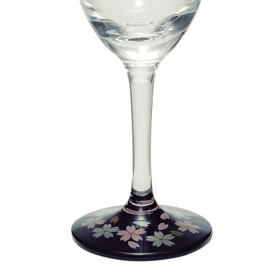 ぬりもん de Verre トールシャンパンペア 蒔絵 桜