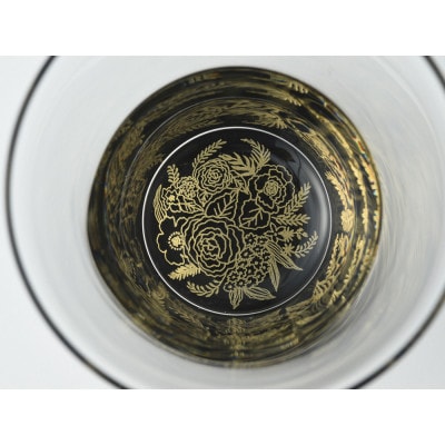 ぬりもん de Verre フリーグラス ボタニカル 金