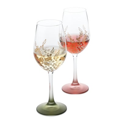 ぬりもん de Verre ワイングラス 蒔絵 萩 ペア
