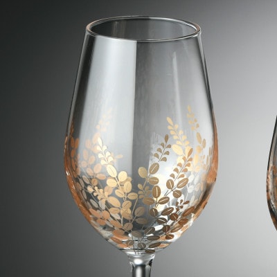 ぬりもん de Verre ワイングラス 蒔絵 萩 ペア
