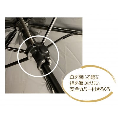晴雨兼用傘 市松模様 根来塗り 紀州漆器傘 日傘　黒コーティング　UVカット100% 折りたたみ傘