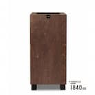 木工ハンドメイドのダストボックス TOROCCOmade(トロッコメイド)1840 ブラウン色9L