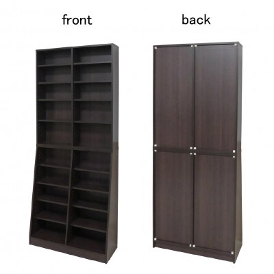 ホームシェルフW75　ダークブラウン