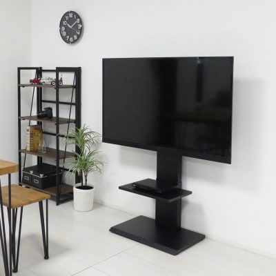 壁掛け風テレビ台ロー　ブラック