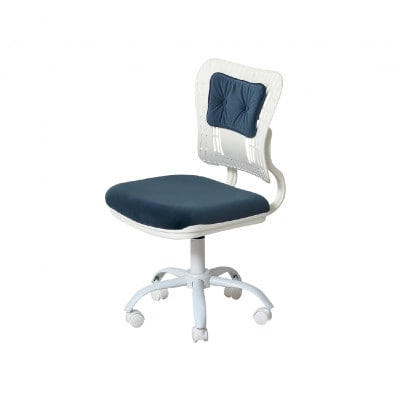 コンフィ　オフィスチェア　ブルーホワイト