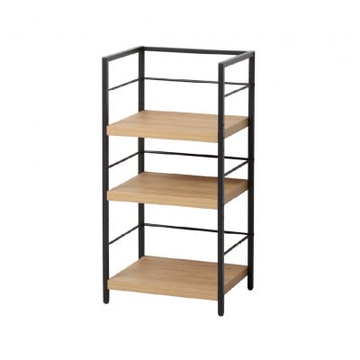 アート3段ラック　モダンナチュラル