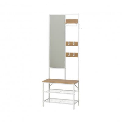 多機能ハンガーラック　ナチュラル