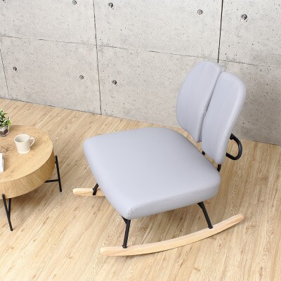 セポラロッキングチェア　プレミアム　グレー