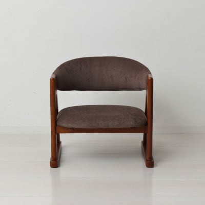 らくらく立ち上がり低座椅子　ブラウン