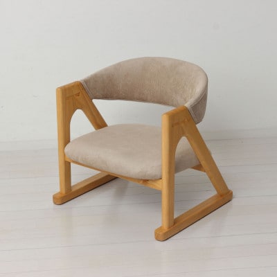 らくらく立ち上がり低座椅子　ナチュラル