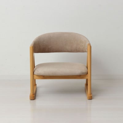 らくらく立ち上がり低座椅子　ナチュラル