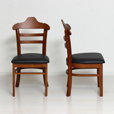 ハング ダイニングチェア 2脚組 ブラウン | 和歌山県海南市 | ふるさと