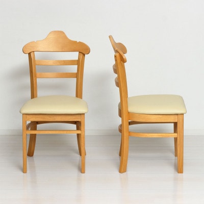 ハング　ダイニングチェア　2脚組　ナチュラル