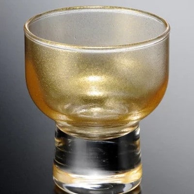 紀州塗り 【ぬりもん de Verre】 盃 「涼金」 70ml