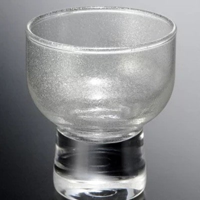 紀州塗り 【ぬりもん de Verre】 盃 「涼銀」 70ml