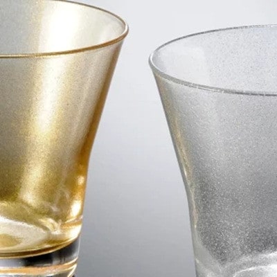 紀州塗り 【ぬりもん de Verre】 フリーグラス ペアグラス 「涼金・涼銀」 210ml