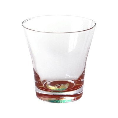 紀州塗り 【ぬりもん de Verre】フリーグラス 赤/スズラン 210ml