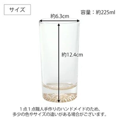 紀州塗り 【ぬりもん de Verre】 タンブラーグラス ペア2個セット 金・銀 225ml