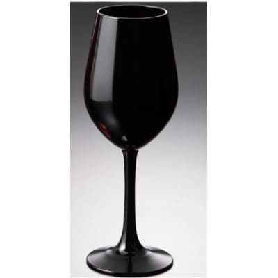 紀州塗り 【ぬりもん de Verre】 ワイングラス 「輝光/新精漆・黒」単品 330ml