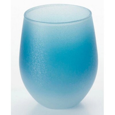 紀州塗り 【ぬりもん de Verre】 フリーグラス クールグラデーション 単品 青 295ml