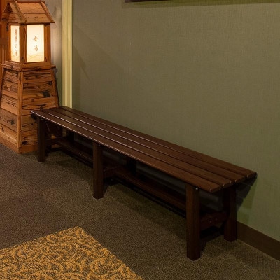 美WOOD 縁台 180 ブラウンウッド　34189400