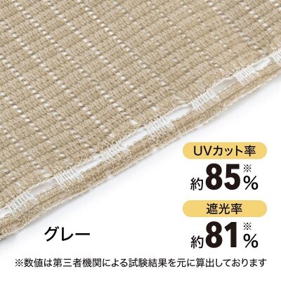 バルコニーシェード グレー 4×0.9m　58088000