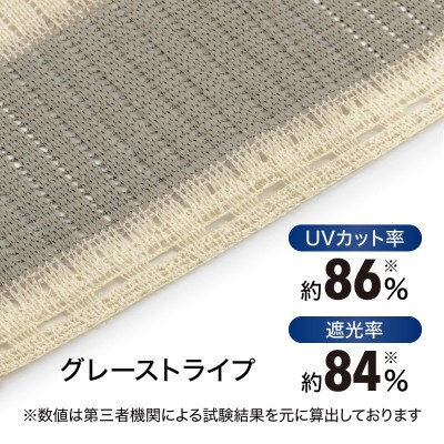クールシェード プライム グレーストライプ 1.8×2m　58039200