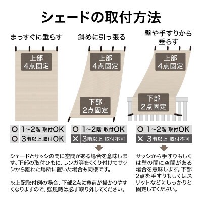 クールシェード プライム グレーストライプ 1.8×2m　58039200