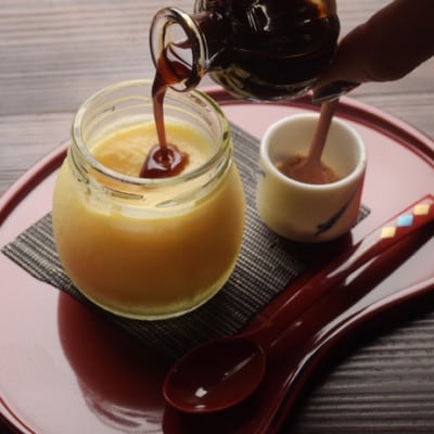 古民家カフェが作るこだわり黒江ぷりん6個入り