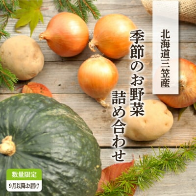 《令和8年分》数量限定!季節のお野菜詰め合わせ 秋(配送時期:9月～10月)【01018】