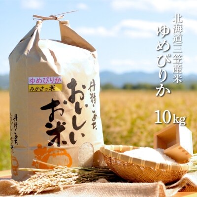 《令和4年産》三笠産のおいしい米 ゆめぴりか(10kg)【01012】 | ふるさと納税のお礼品