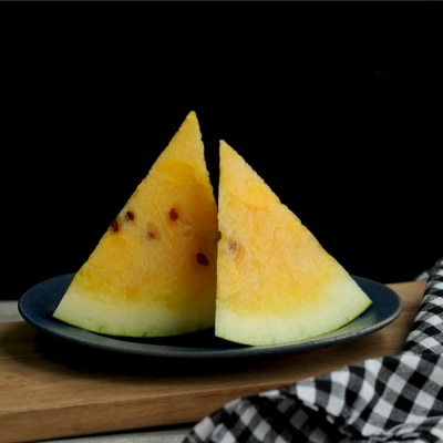 《2026年分受付中》黄色いスイカ夏のほほえみ1玉(4～6kg)【01146】