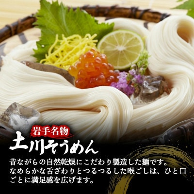 岩手名物「土川そうめん」4kg(200g×20袋)