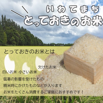 令和7年産岩手町産【とっておきのお米】　精米10kg