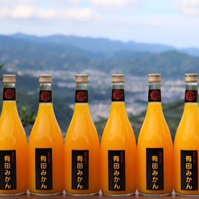【搾りたて発送】和歌山産　有田みかん100%ジュース　720ml×2本　無添加ストレート