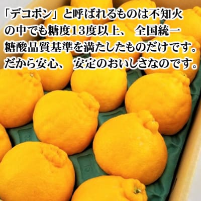 【秀品】和歌山有田のデコポン!約5kg　ギフトにも!
