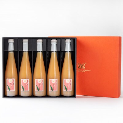 あら川の桃　60%果汁入りドリンク500ml×5本入り　ギフトセット