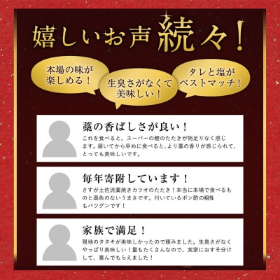 土佐流藁焼きかつおのたたき2節セット【高知県・タレ付き・訳あり・規格外】