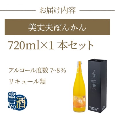 美丈夫ぽんかん 720ml リキュール